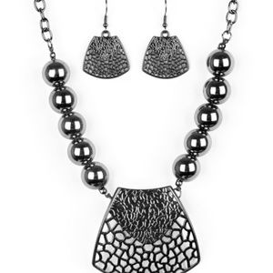 Necklace and earrings